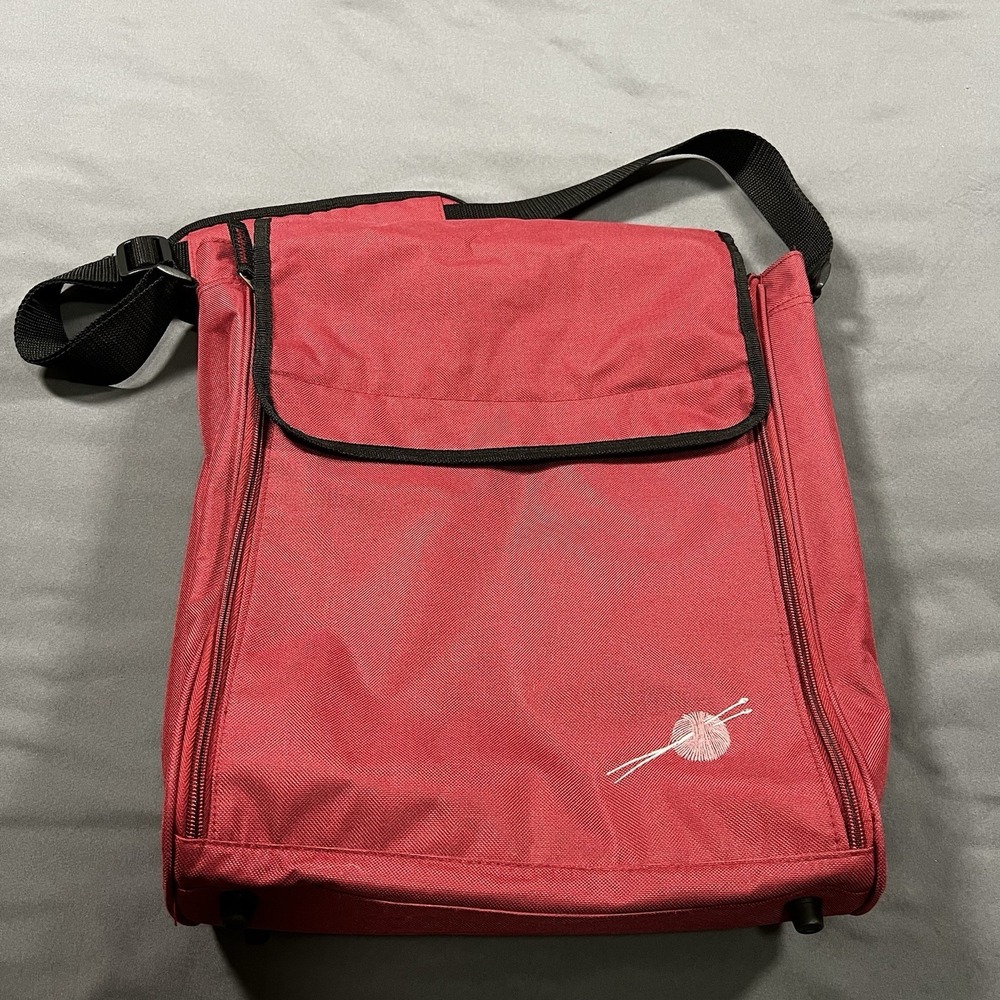 Knitting Bag Yarn Large Storage Tote Organizer Crochet Hook‎ Sewing Holder Bag